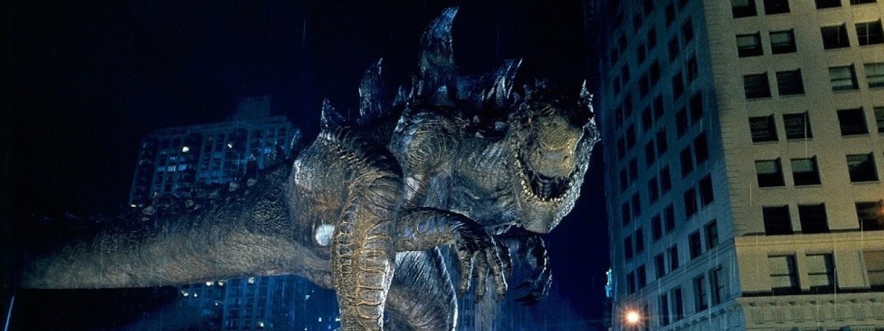 Játékos retro randi Godzillával